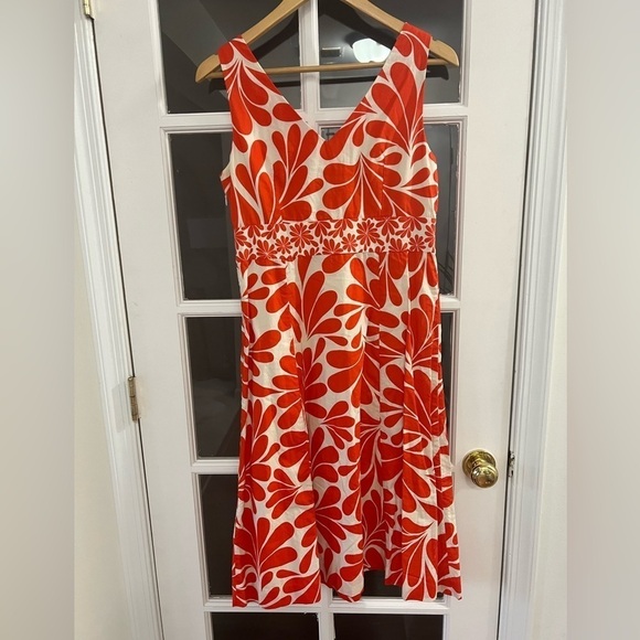 Boden Floral Cotton Dress - size 6Long - Picture 1 of 7